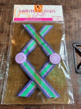 The Cathy Purple & Green Replacement Sandal Straps